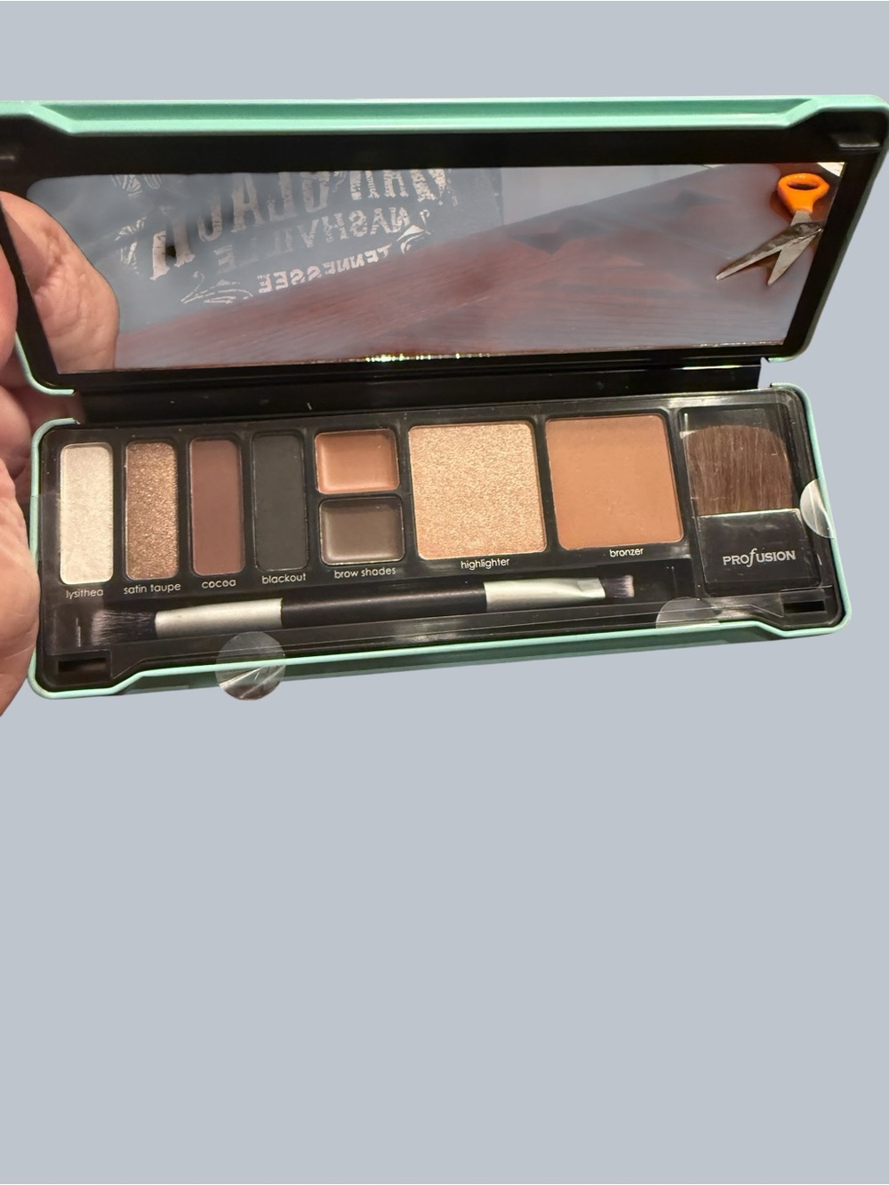 Profusion Cosmetics FACE Illuminating Palette - Mint Holographic